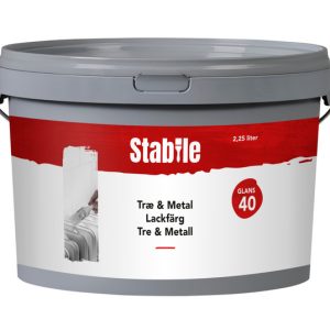Lackfärg 40 Trä & Metall Vit 2,5 L Stabile