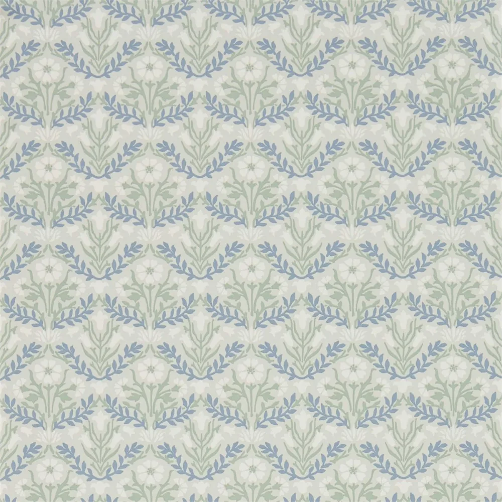 Archive IV The Collector Morris Bellflowers Grey/fennel Dma42164 Grå Tapet | Stuvbutiken