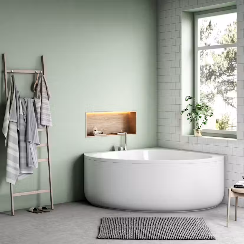 Badkar Comfornette Berlin Storlek: 1300x1300 mm - 1044B