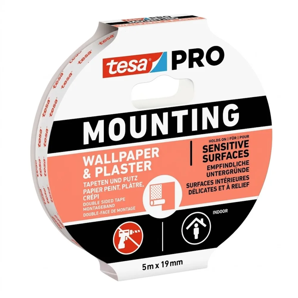 Tesa Monteringstejp Pro Transparent 19mmx5m | Handla Online
