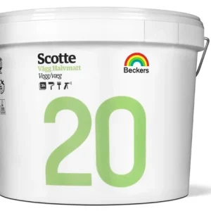 Beckers Scotte 20 Halvmatt väggfärg Valfri kulör 4L