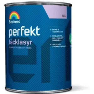 Beckers Perfekt Täcklasyr halvblank Valfri kulör