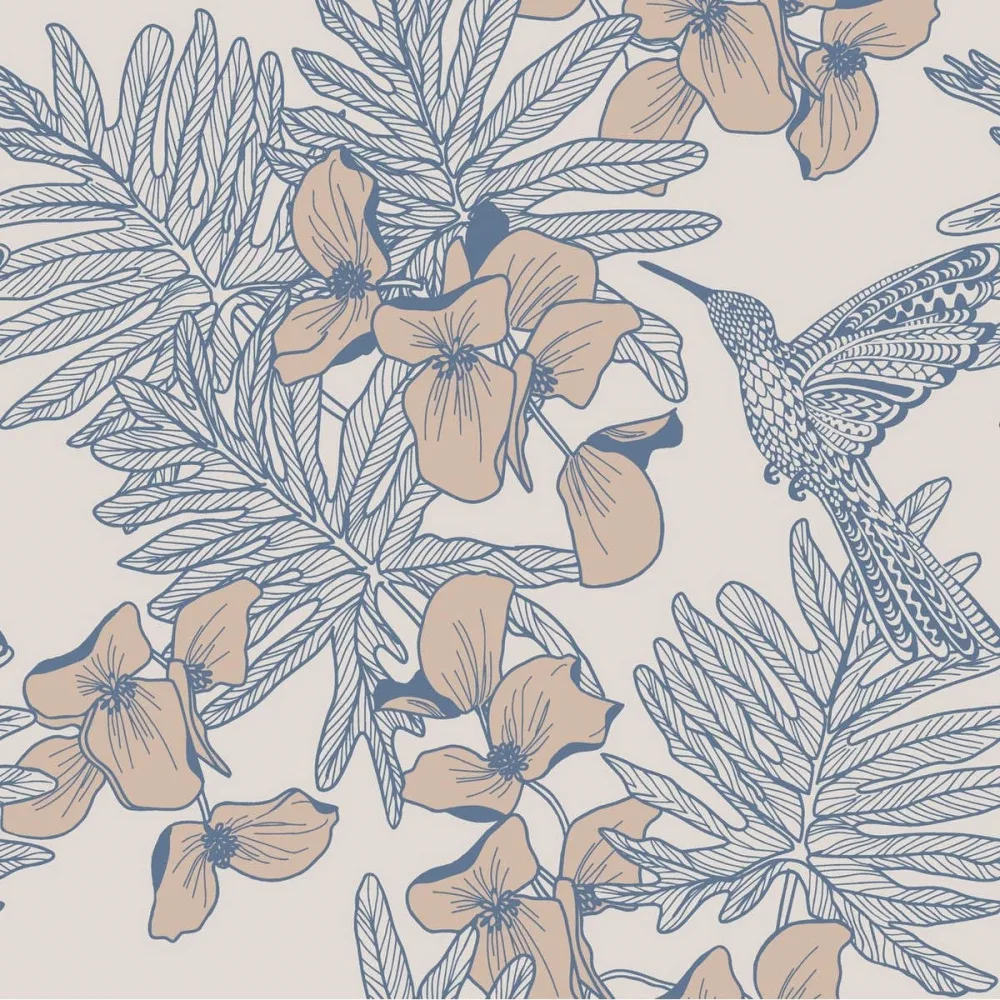 Aurora Hummingbird 1804-117-02 Beige Tapet